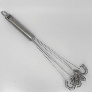 Kuhn‎ Rikon Switzerland Stainless Steel Spring Sauce Whisk 10 Inch Silver